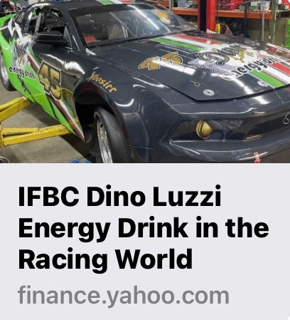IFBC DINO LUZZI ENERGY DRINK IN THE RACING WORLD